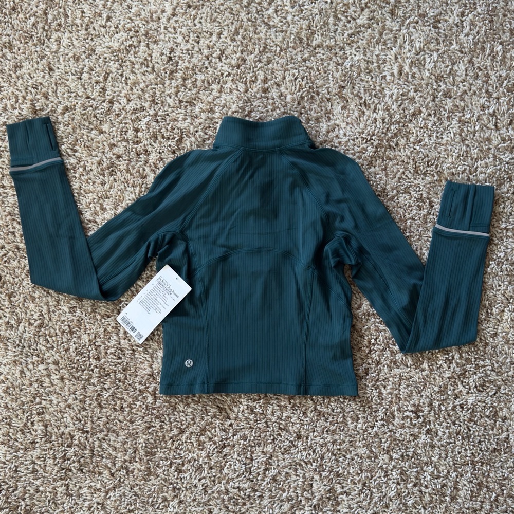 Lululemon It’s Rulu Run Ribbed Cropped Half-zip - Picture 4 of 4